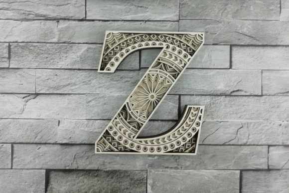 Download Layered Letter Z, Layered Letters SVG - Layered letters Collection