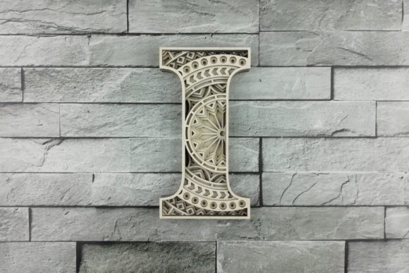 Download Layered Letter I, Layered Letters SVG - Premium Resources