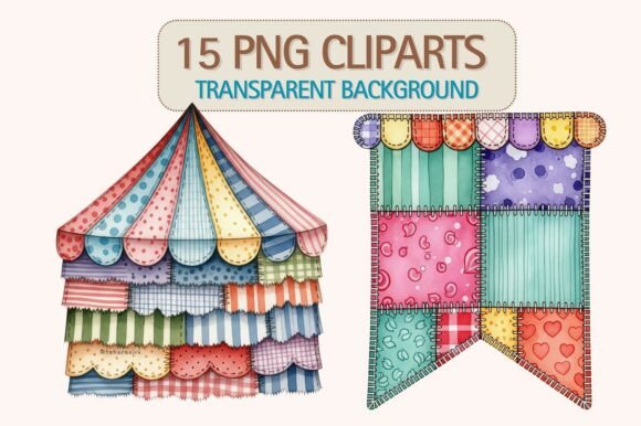 Download Market Tent Decor - 15 Watercolor - Decor Collection
