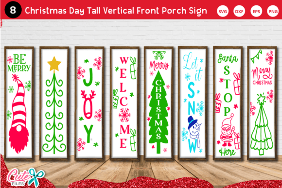 Download Christmas Vertical Front Porch Sign SVG - Front porch sign svg Collection