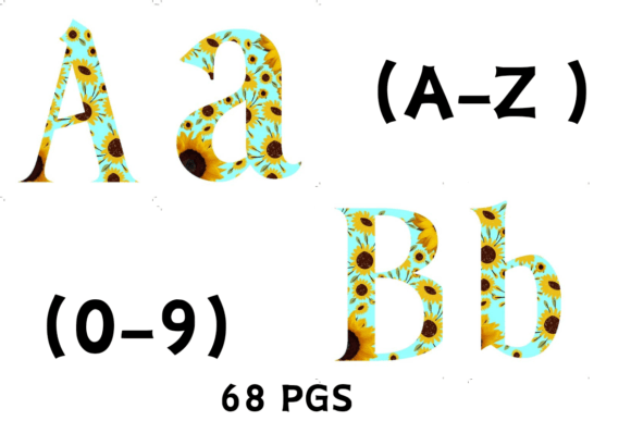 Download Sunflower Bulletin Board Letters Numbers - Premium Resources