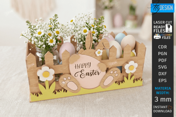 Download Easter Decor Laser Cut | Easter Basket - Decor Collection