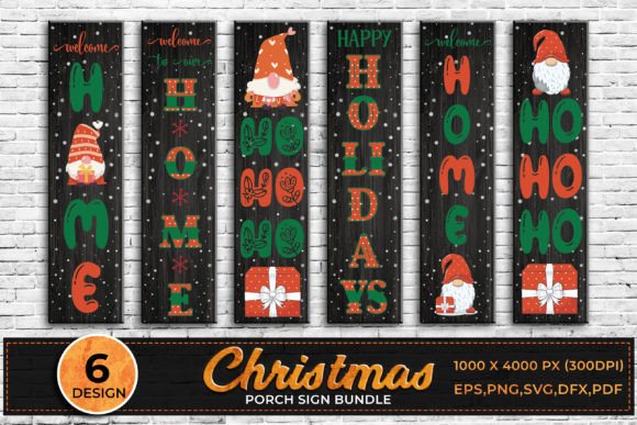 Download Christmas Front Porch Sign SVG Bundle - Front porch sign svg Collection