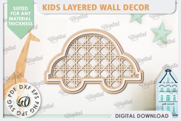 Download Kids Room Wall Decor Laser Cut. Car SVG - Decor Collection