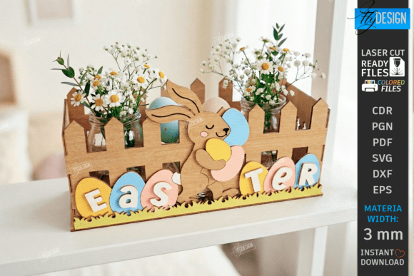 Download Easter Decor Laser Cut | Easter Basket - Decor Collection