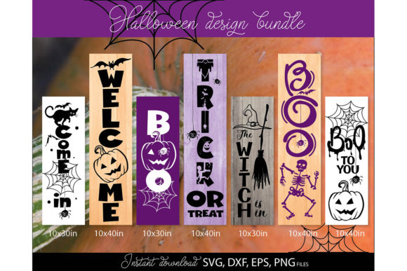 Download Halloween Front Porch Sign SVG Bundle - Front porch sign svg Collection