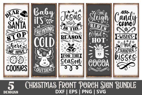 Download Christmas Front Porch Sign SVG Design - Front porch sign svg Collection