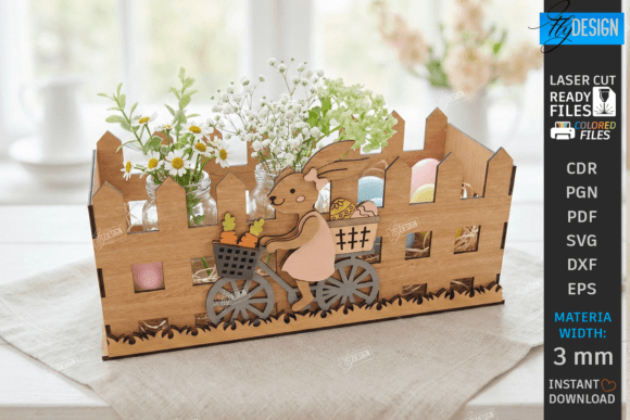 Download Easter Decor Laser Cut | Easter Basket - Decor Collection