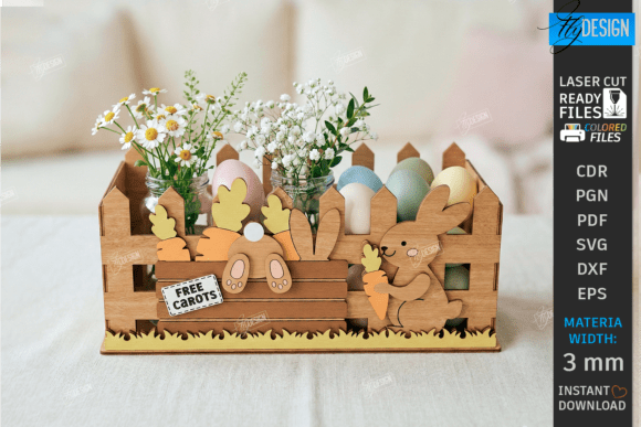 Download Easter Decor Laser Cut | Easter Basket - Decor Collection