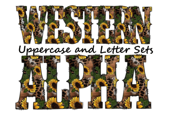 Download Sunflower Cactus Doodle Letters - Premium Bundle