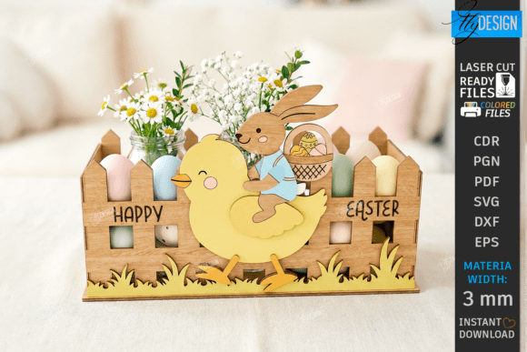 Download Easter Decor Laser Cut | Easter Basket - Decor Collection