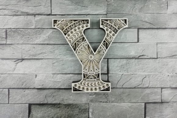 Download Layered Letter Y, Layered Letters SVG - Layered letters Collection