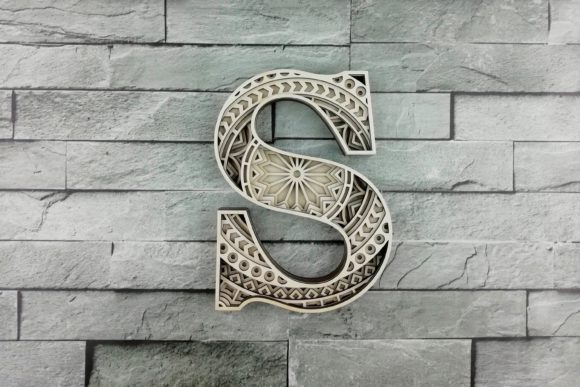 Download Layered Letter S, Layered Letters SVG - Layered letters Collection