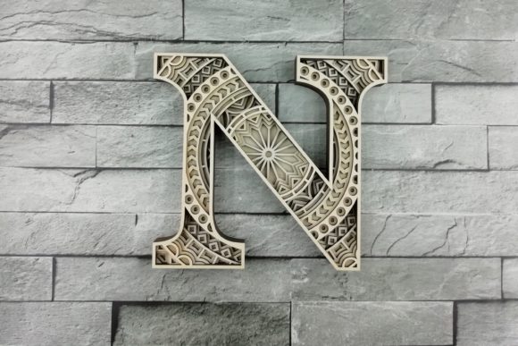 Download Layered Letter N, Layered Letters SVG - Layered letters Collection