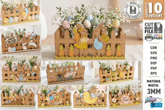 Download Easter Decor Laser Cut Bundle | Basket - Decor Collection