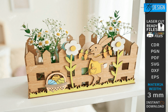 Download Easter Decor Laser Cut | Easter Basket - Decor Collection