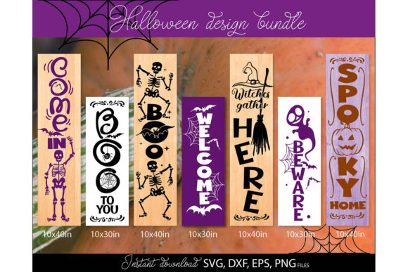 Download Halloween Front Porch Sign SVG Bundle - Front porch sign svg Collection