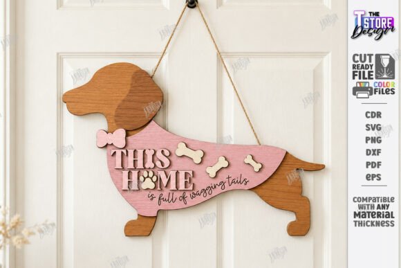 Download Pet Home Sign Laser Cut | Wall Decor SVG - Decor Collection
